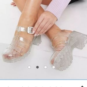 Juju jellies glitter sandals